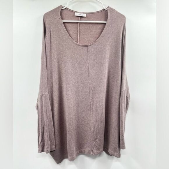 bryn Walker Tops - Bryn Walker Top Womens M Light Purple Gray Tunic Bohemian Lagenlook Blouse